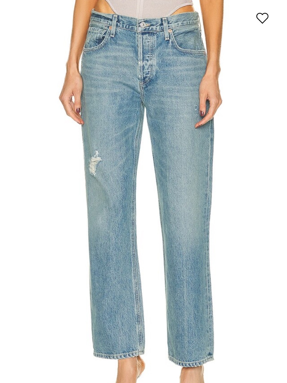Citizen of Humanity Light Blue Low Slung Jeans